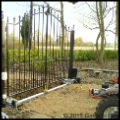 Pre Wired Gates installed into trench