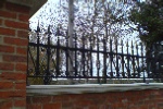 Wall top decorative railing